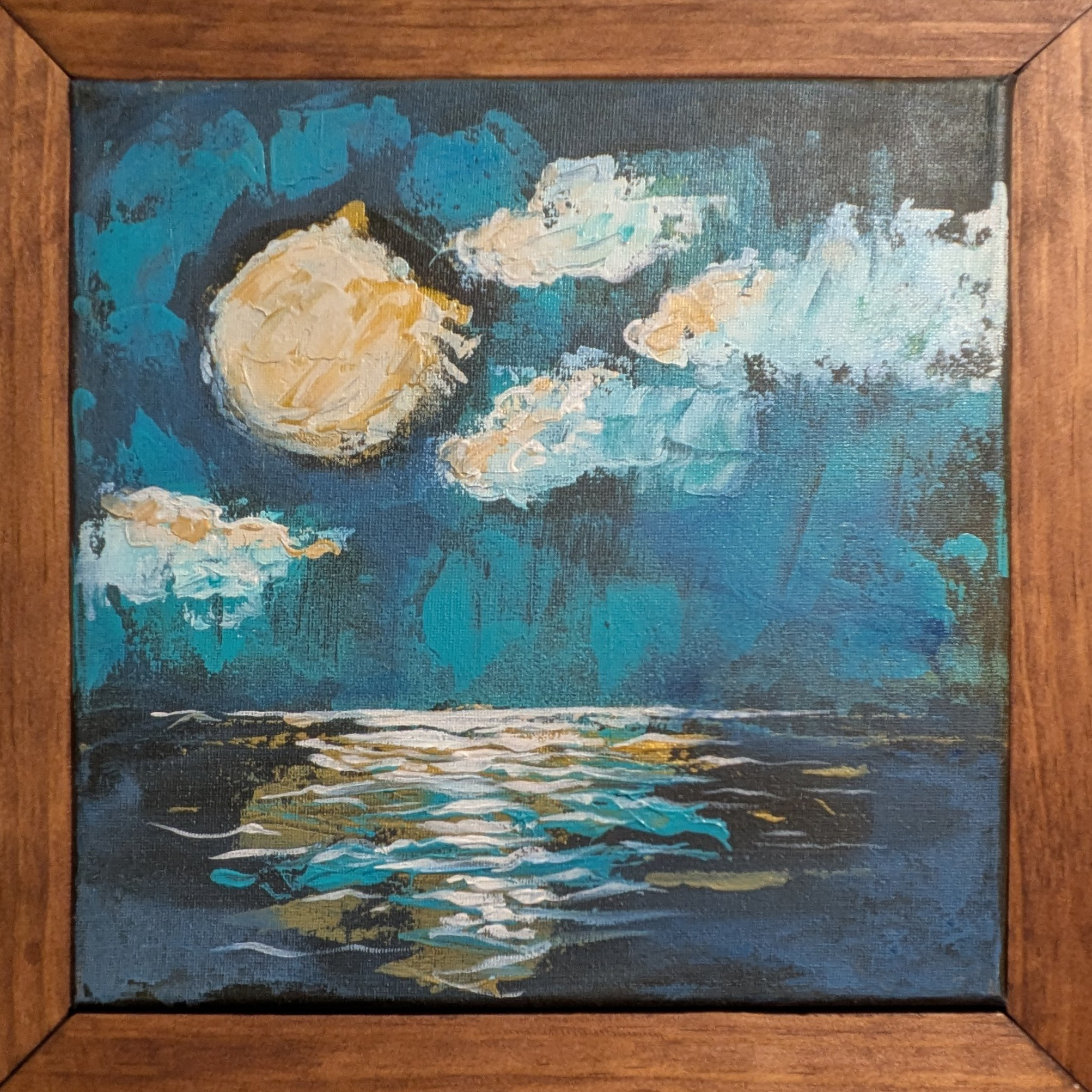 A Rainy Evening at Sea